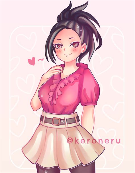 fanart momo|momo yaoyorozu fanart cute.